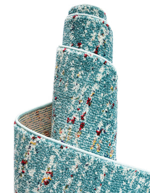 Turquoise 2' 7 x 10' Vita Runner Area Rug