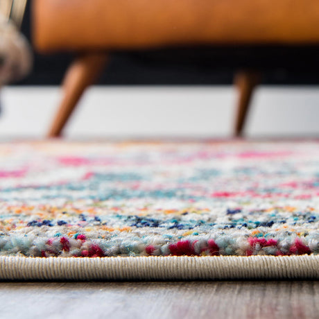 Multicolor 2' 2 x 3' 1 Vita Rectangle Area Rug Colorful Vivid Vintage Style Modern Indoor Easy Clean Durable Carpet Mat for Home Interior Design for Sale at Rug Engine