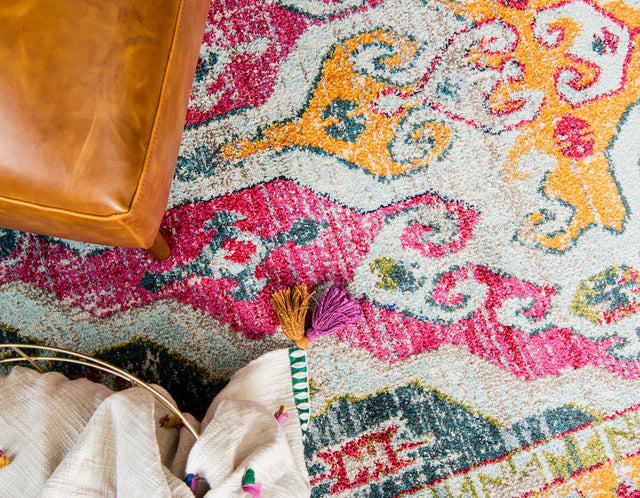 Multicolor 3' x 10' Vita Runner Area Rug