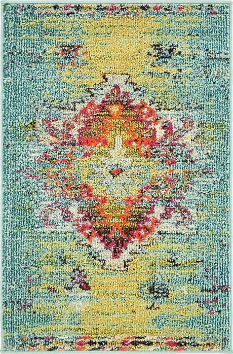 Turquoise 2' 2 x 3' 1 Vita Rectangle Area Rug