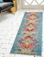Turquoise 2' x 6' 9 Vita Runner Area Rug