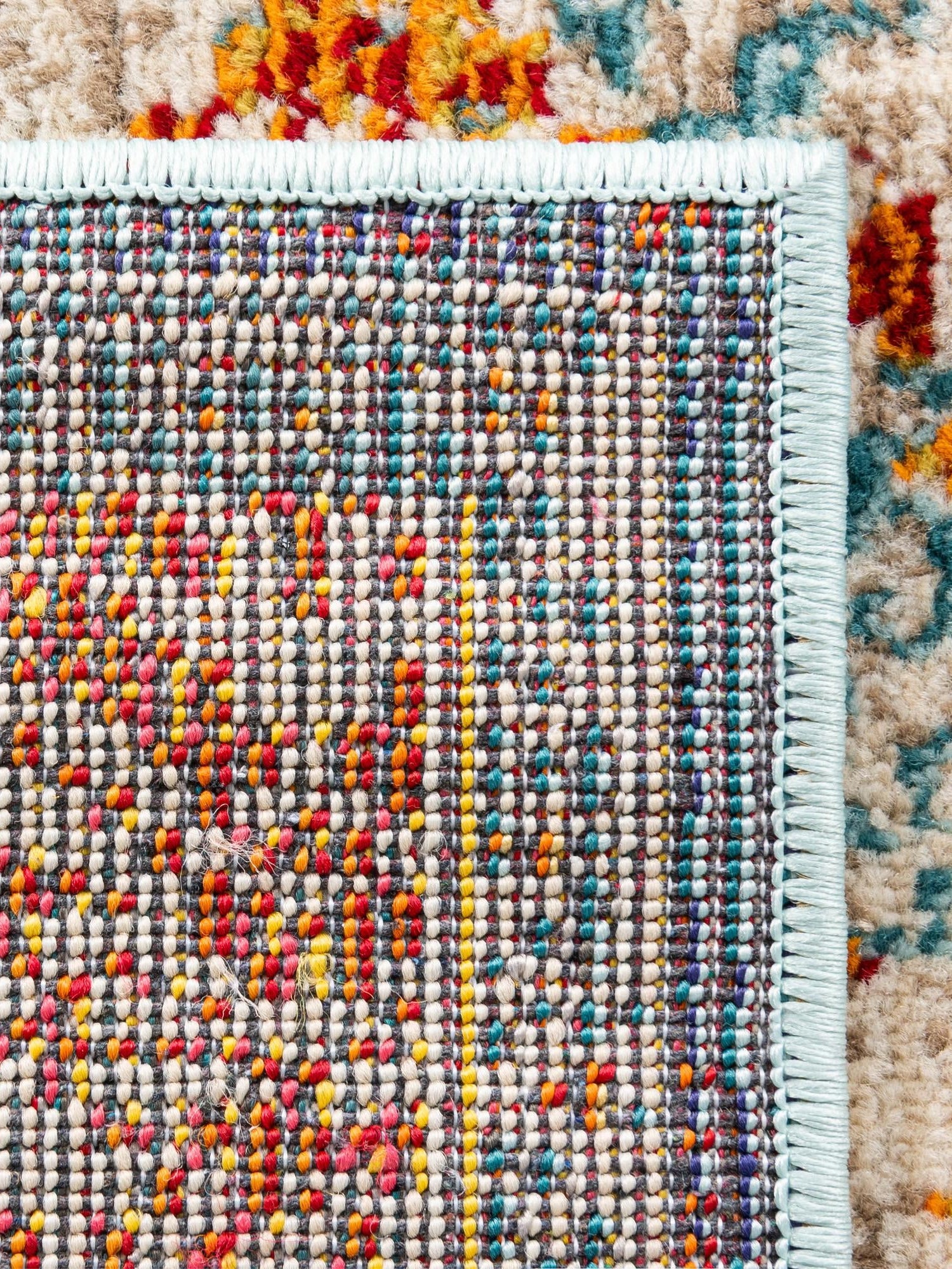 Blue 4' 1 x 6' 1 Vita Rectangle Area Rug