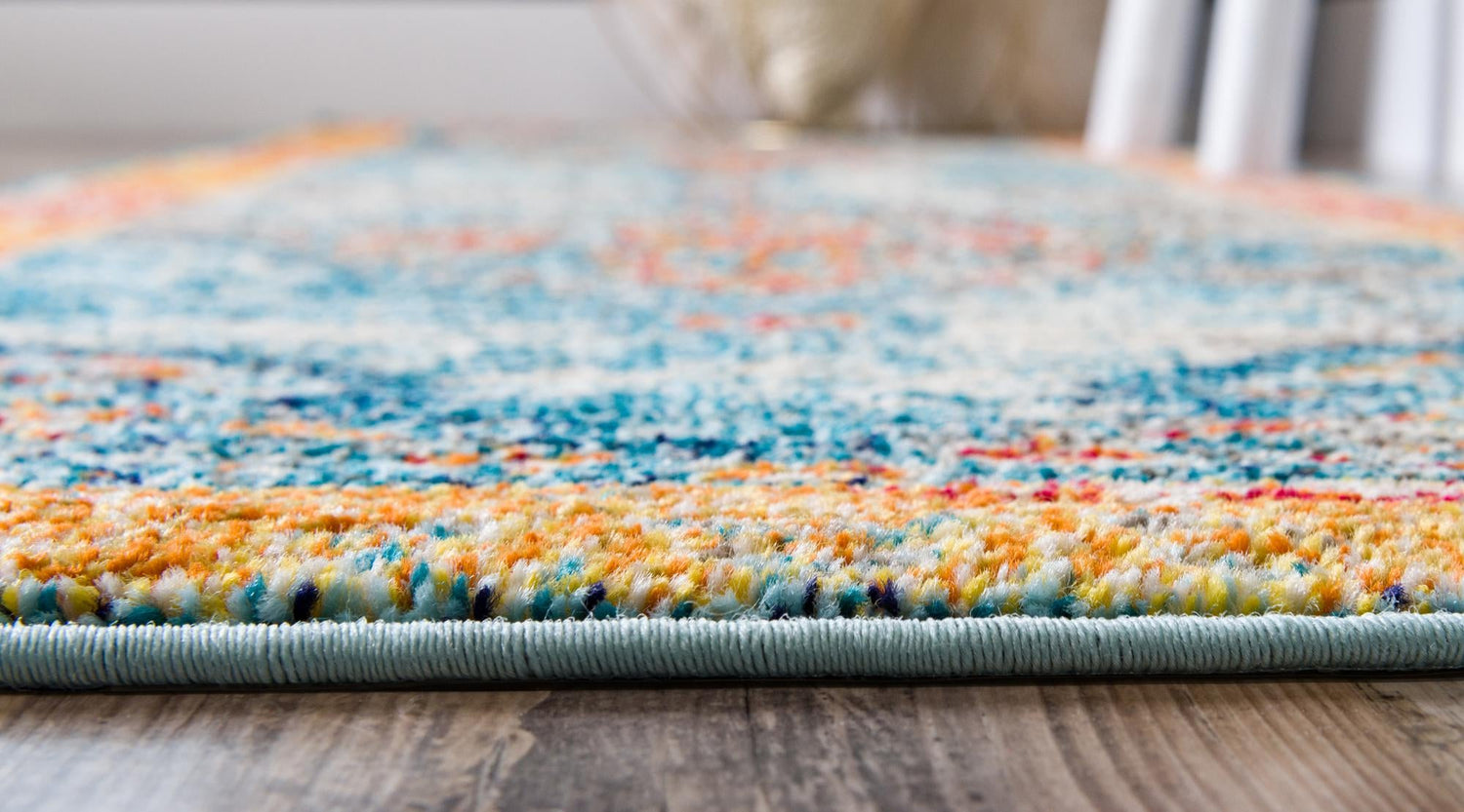 Blue 2' x 6' 9 Vita Runner Area Rug