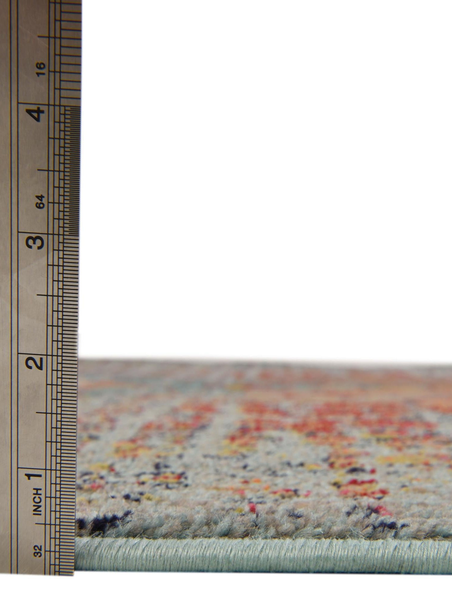 Blue 4' 1 x 4' 1 Vita Round Area Rug