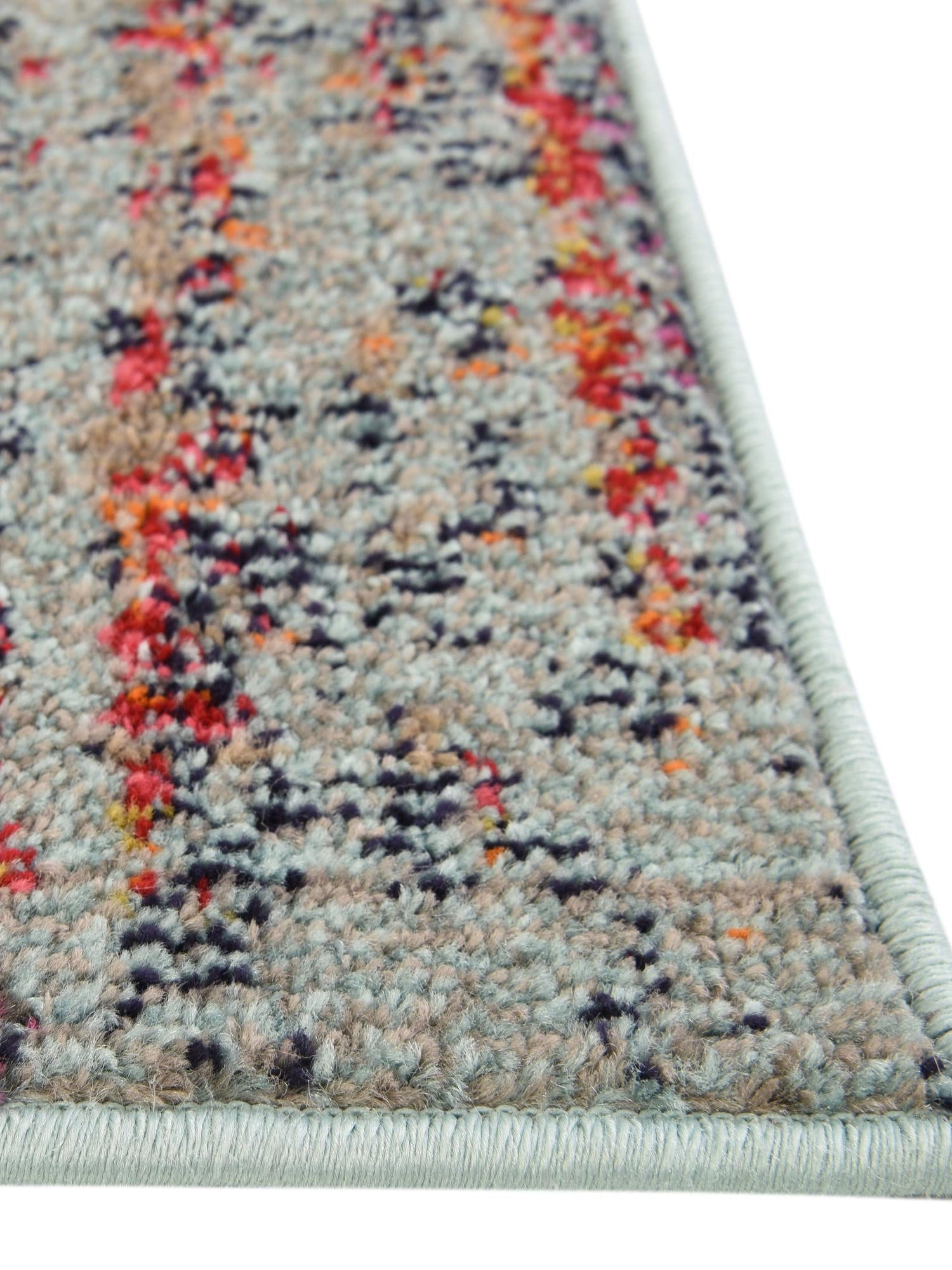 Blue 2' 7 x 10' Vita Runner Area Rug