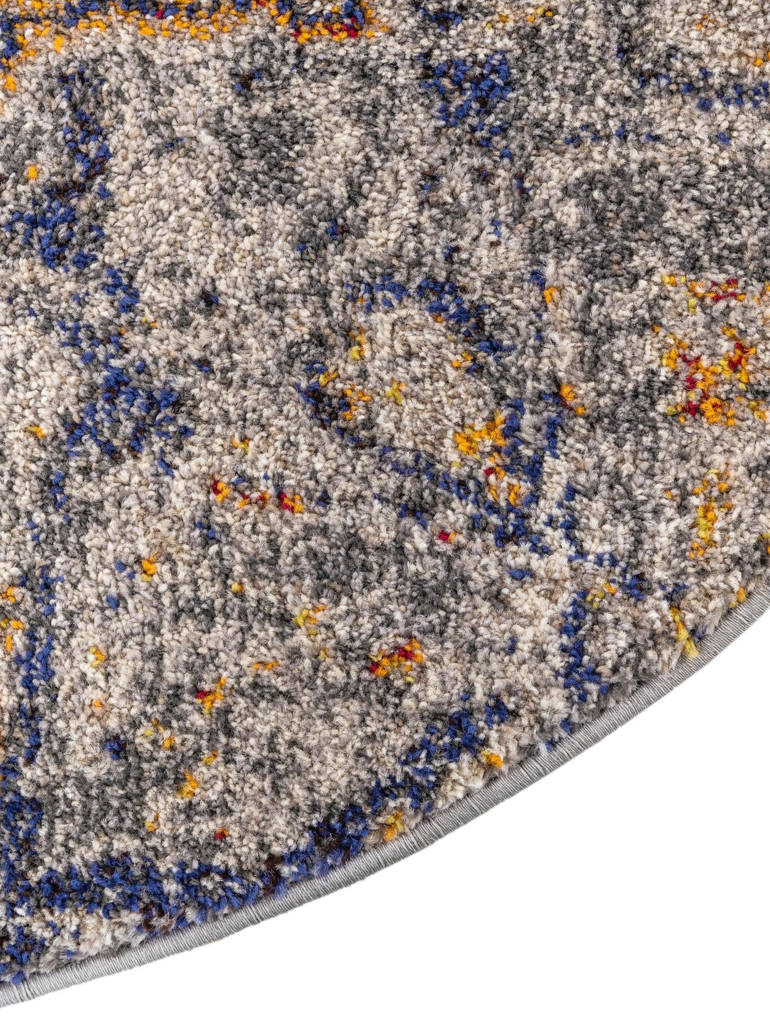 Gray 4' 1 x 4' 1 Vita Round Area Rug