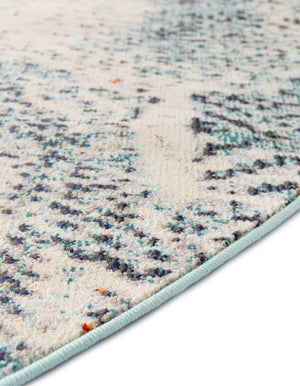 Blue 4' 1 x 4' 1 Vita Round Area Rug