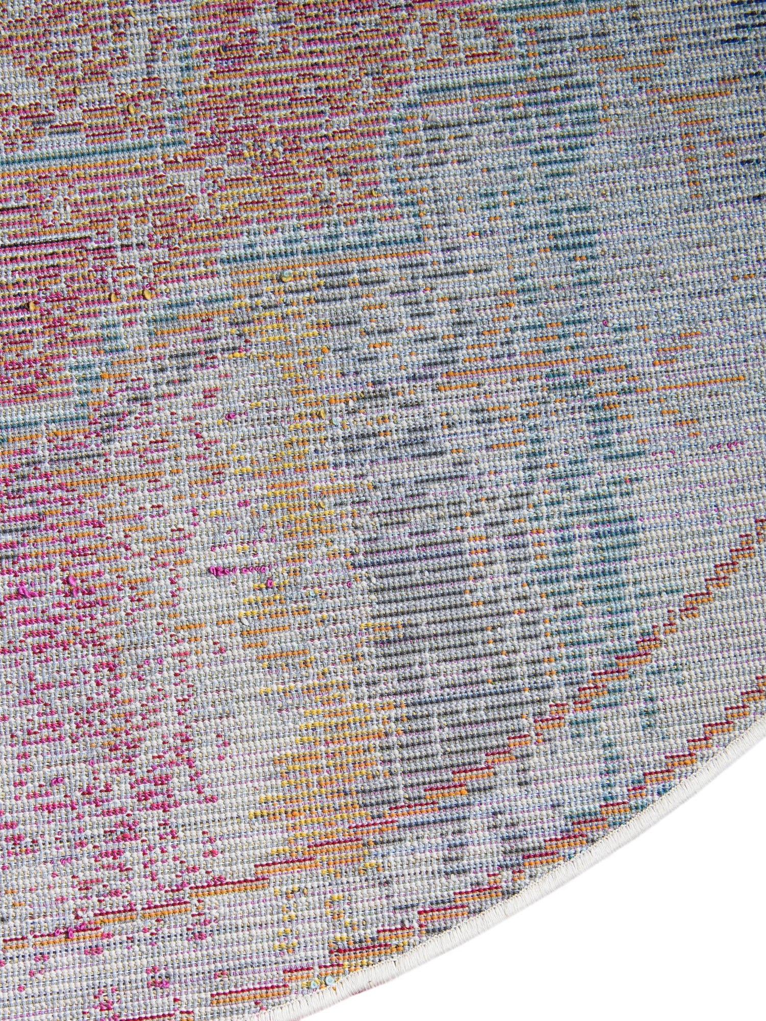 Multicolor 8' x 8' Vita Round Area Rug