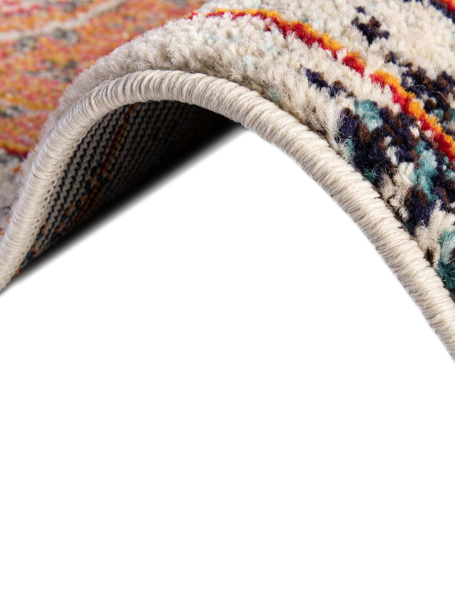 Multicolor 8' x 8' Vita Round Area Rug