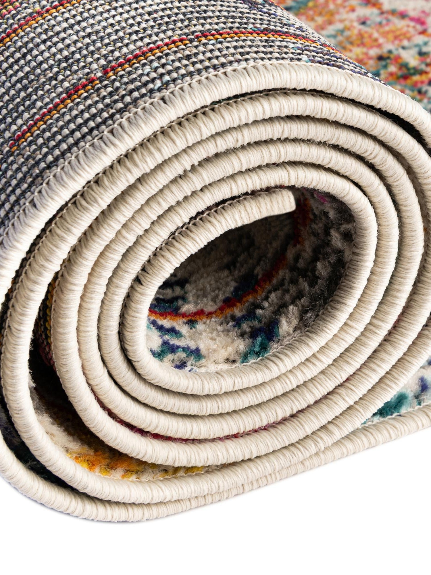 Multicolor 8' x 8' Vita Round Area Rug