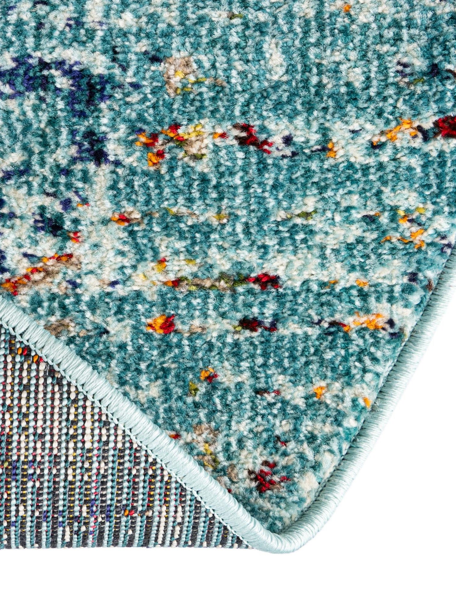 Turquoise 6' 1 x 6' 1 Vita Round Area Rug