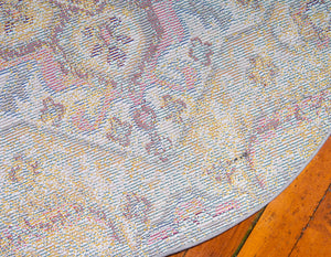 Yellow 8' x 8' Vita Round Area Rug