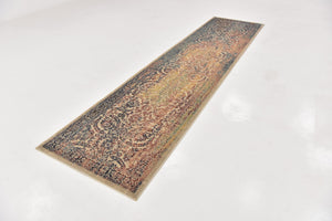 Beige 3' x 13' 1 Oslo Runner Area Rug 100% Polypropylene Traditional Classic Vintage Distressed Carpet for Indoor Home Decor for Sale at Rug Engine