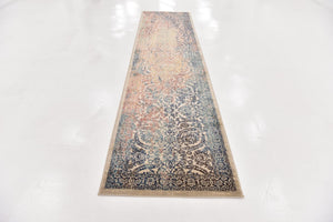Beige 3' x 13' 1 Oslo Runner Area Rug 100% Polypropylene Traditional Classic Vintage Distressed Carpet for Indoor Home Decor for Sale at Rug Engine