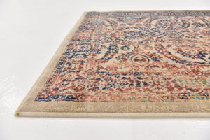Beige 3' x 13' 1 Oslo Runner Area Rug 100% Polypropylene Traditional Classic Vintage Distressed Carpet for Indoor Home Decor for Sale at Rug Engine