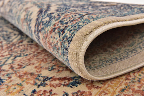 Beige 3' x 13' 1 Oslo Runner Area Rug 100% Polypropylene Traditional Classic Vintage Distressed Carpet for Indoor Home Decor for Sale at Rug Engine