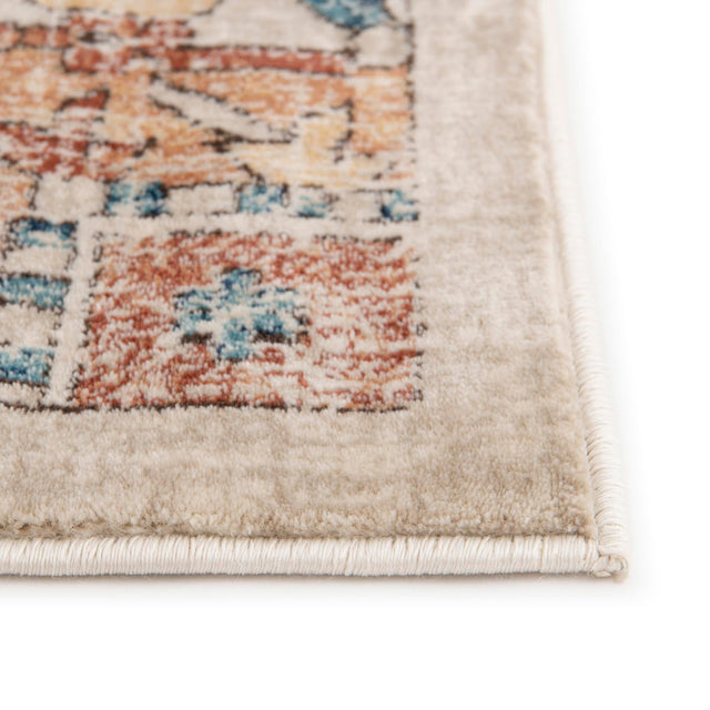 Beige 5' 1 x 8' Oslo Rectangle Area Rug 100% Polypropylene Traditional Classic Vintage Distressed Carpet for Indoor Home Decor for Sale at Rug Engine