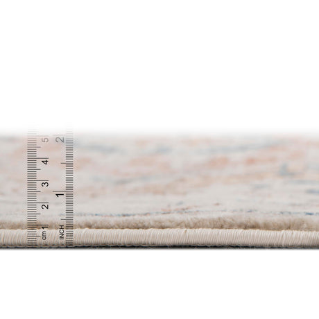 Beige 2' 7 x 10' Oslo Runner Area Rug 100% Polypropylene Traditional Classic Vintage Distressed Carpet for Indoor Home Decor for Sale at Rug Engine