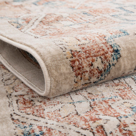 Beige 2' x 6' 1 Oslo Runner Area Rug 100% Polypropylene Traditional Classic Vintage Distressed Carpet for Indoor Home Decor for Sale at Rug Engine
