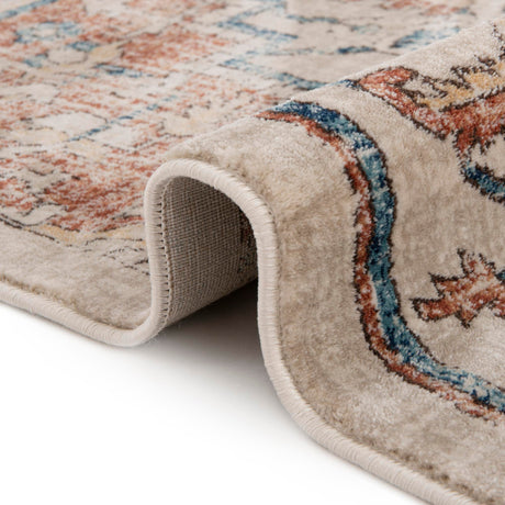 Beige 2' x 8' Oslo Runner Area Rug 100% Polypropylene Traditional Classic Vintage Distressed Carpet for Indoor Home Decor for Sale at Rug Engine