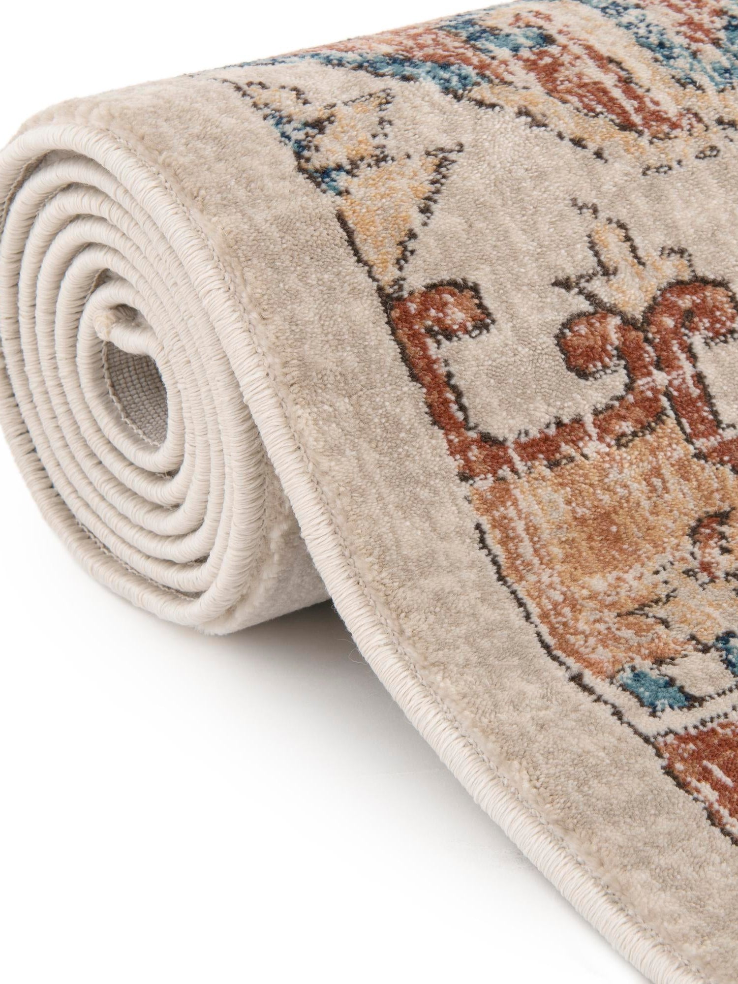 Beige 2' x 6' 1 Oslo Runner Area Rug 100% Polypropylene Traditional Classic Vintage Distressed Carpet for Indoor Home Decor for Sale at Rug Engine