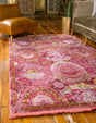 Pink 10' x 14' 1 Baracoa Rectangle Area Rug 100% Polypropylene Distressed Vintage Living Dining Room Office Traditional Carpet for Sale at Rug Engine