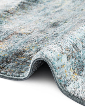 Turquoise 4' 3 x 6' Baracoa Rectangle Area Rug 100% Polypropylene Distressed Vintage Living Dining Room Office Traditional Carpet for Sale at Rug Engine