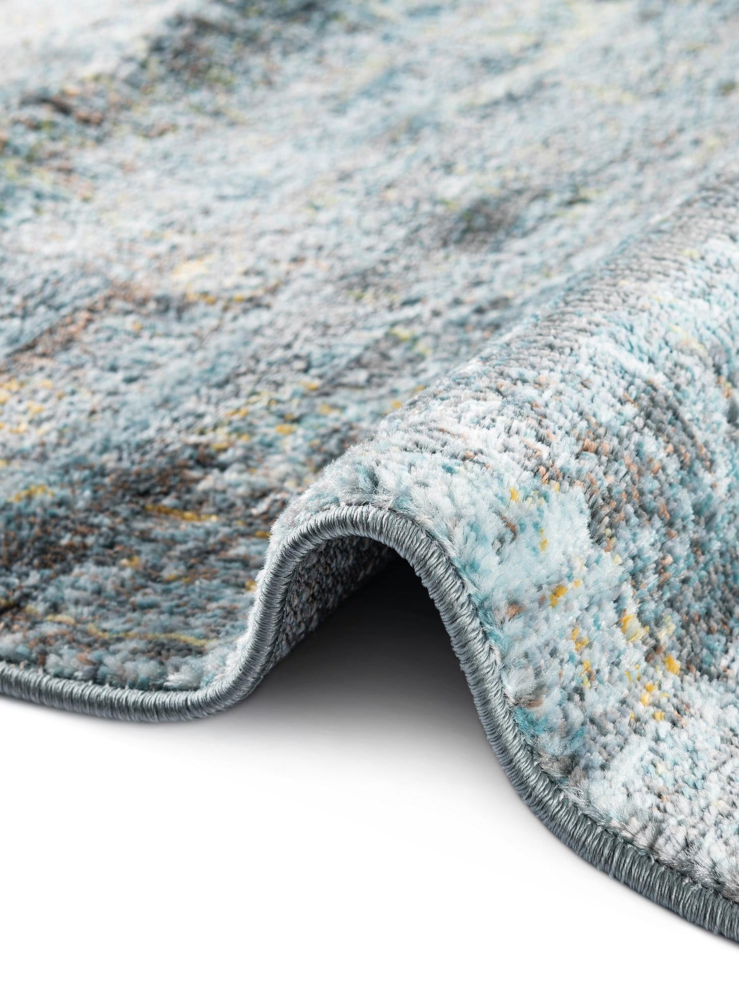 Turquoise 7' x 10' Baracoa Rectangle Area Rug 100% Polypropylene Distressed Vintage Living Dining Room Office Traditional Carpet for Sale at Rug Engine