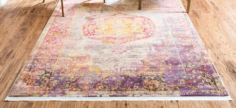 Multicolor 10' x 13' 1 Baracoa Rectangle Area Rug 100% Polypropylene Distressed Vintage Living Dining Room Office Traditional Carpet for Sale at Rug Engine