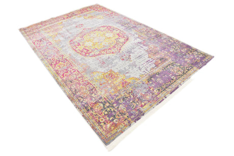 Multicolor 5' 5 x 8' Baracoa Rectangle Area Rug 100% Polypropylene Distressed Vintage Living Dining Room Office Traditional Carpet for Sale at Rug Engine