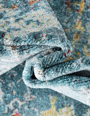 Blue 10' x 13' 1 Baracoa Rectangle Area Rug 100% Polypropylene Distressed Vintage Living Dining Room Office Traditional Carpet for Sale at Rug Engine