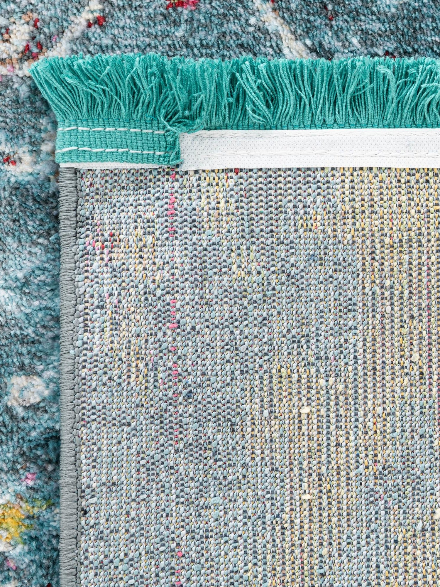 Blue 4' 3 x 6' 1 Baracoa Rectangle Area Rug 100% Polypropylene Distressed Vintage Living Dining Room Office Traditional Carpet for Sale at Rug Engine