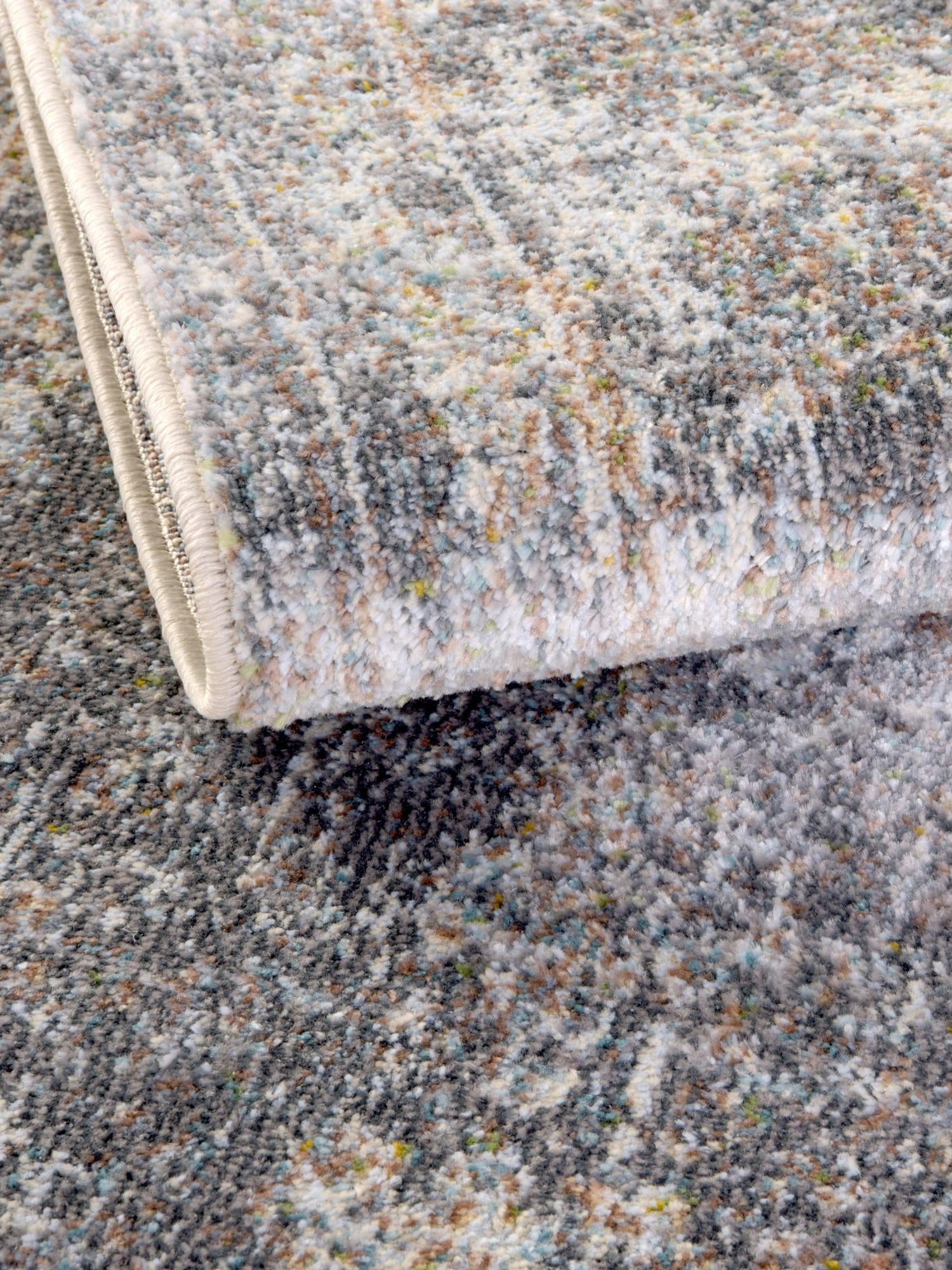 Fume Gray 5' 5 x 8' Baracoa Rectangle Area Rug 100% Polypropylene Distressed Vintage Living Dining Room Office Traditional Carpet for Sale at Rug Engine