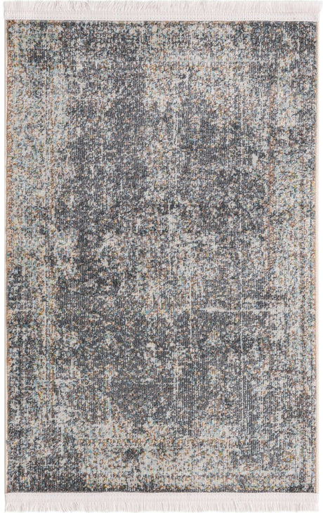 Fume Gray 2' 2 x 3' 1 Baracoa Rectangle Area Rug 100% Polypropylene Distressed Vintage Living Dining Room Office Traditional Carpet for Sale at Rug Engine