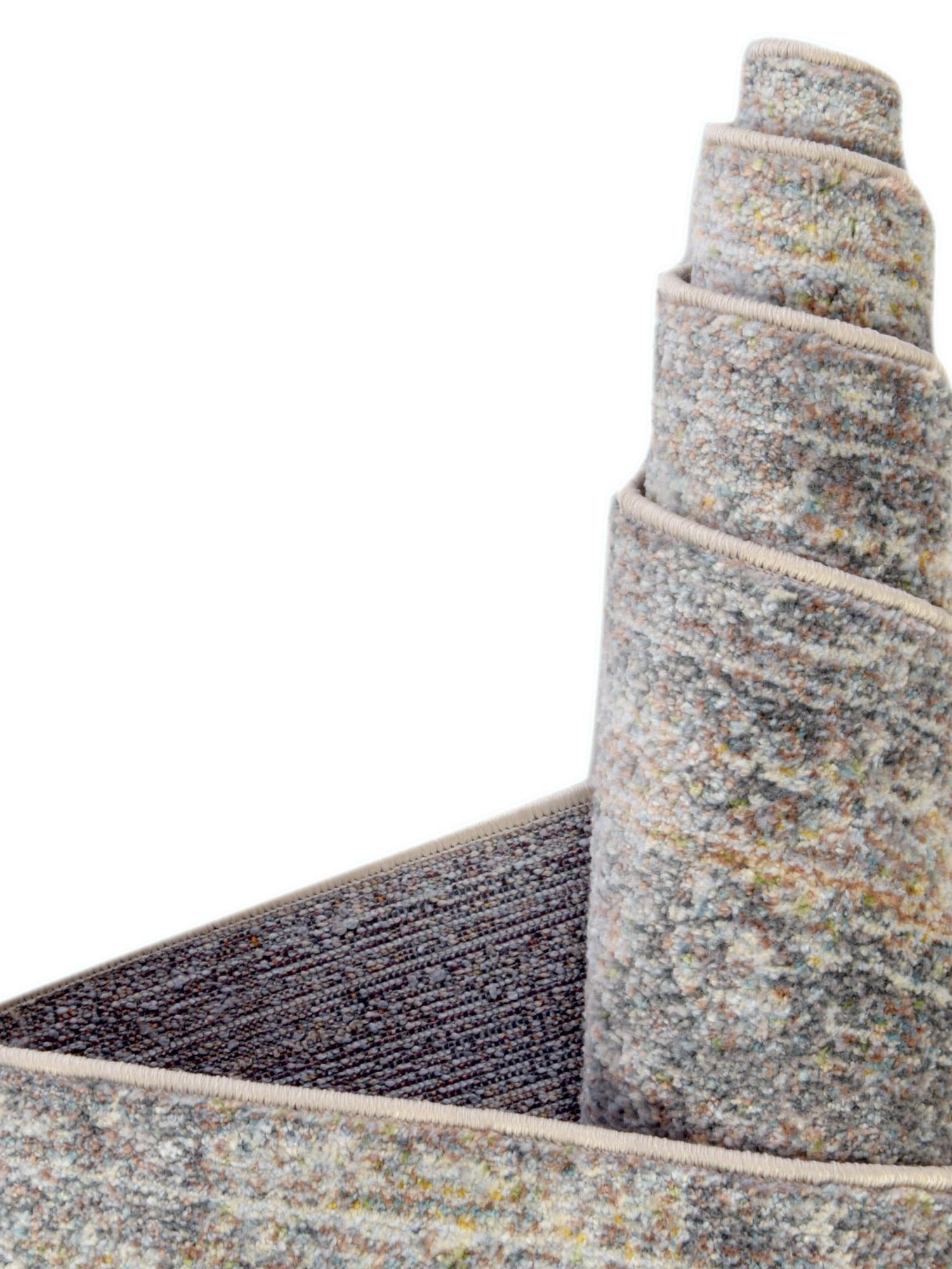 Fume Gray 2' 2 x 6' 1 Baracoa Runner Area Rug 100% Polypropylene Distressed Vintage Living Dining Room Office Traditional Carpet for Sale at Rug Engine