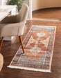 Rust Red 2' 7 x 16' 5 Baracoa Runner Area Rug 100% Polypropylene Distressed Vintage Living Dining Room Office Traditional Carpet for Sale at Rug Engine