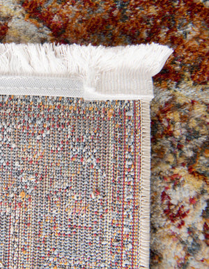 Rust Red 2' 2 x 4' 1 Baracoa Runner Area Rug 100% Polypropylene Distressed Vintage Living Dining Room Office Traditional Carpet for Sale at Rug Engine