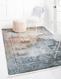 Multicolor 9' x 12' Baracoa Rectangle Area Rug 100% Polypropylene Distressed Vintage Living Dining Room Office Traditional Carpet for Sale at Rug Engine