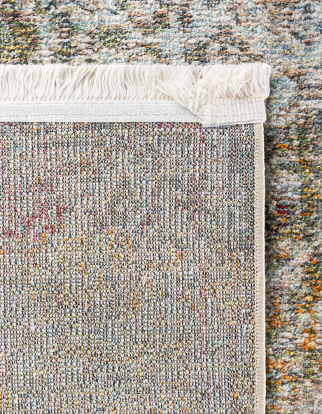 Multicolor 2' 7 x 10' Baracoa Runner Area Rug 100% Polypropylene Distressed Vintage Living Dining Room Office Traditional Carpet for Sale at Rug Engine
