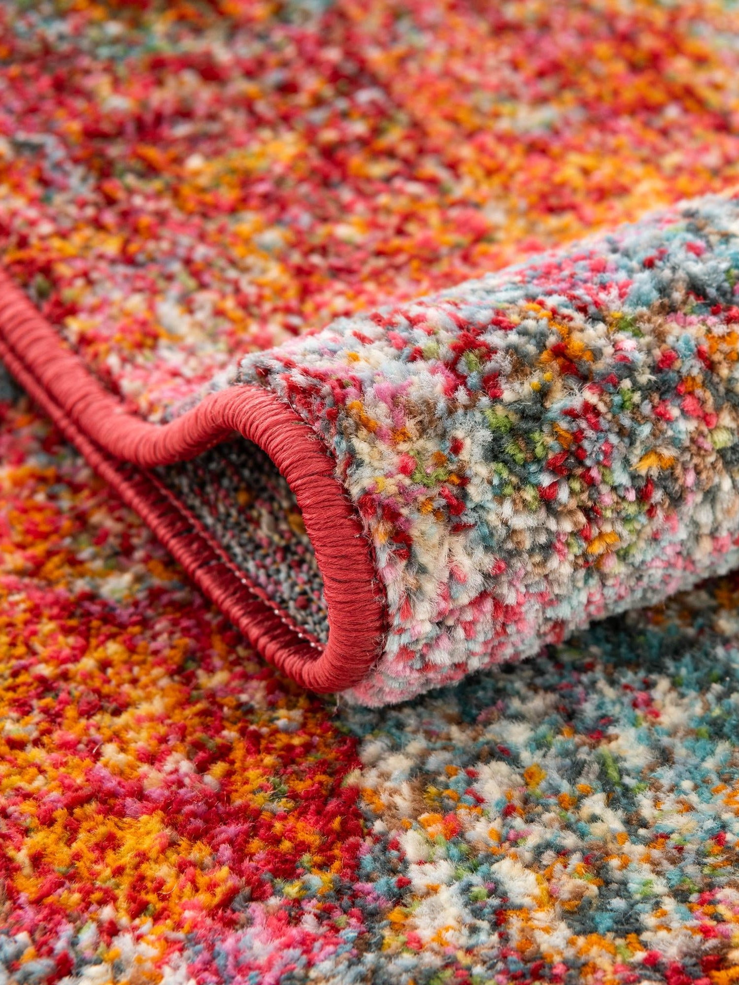 Red 2' 7 x 10' Baracoa Runner Area Rug 100% Polypropylene Distressed Vintage Living Dining Room Office Traditional Carpet for Sale at Rug Engine