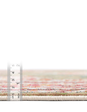 Green 2' x 8' Baracoa Runner Area Rug 100% Polypropylene Distressed Vintage Living Dining Room Office Traditional Carpet for Sale at Rug Engine