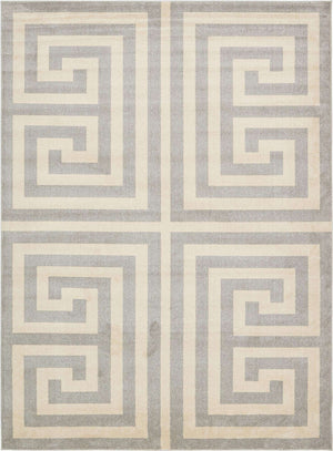 Gray 10' x 13' 1 Athens Rectangle Area Rug 100% Polypropylene With Cotton Backing Easy Clean Indoor Living Dining Room Bedroom Office Carpet for Sale at Rug Engine