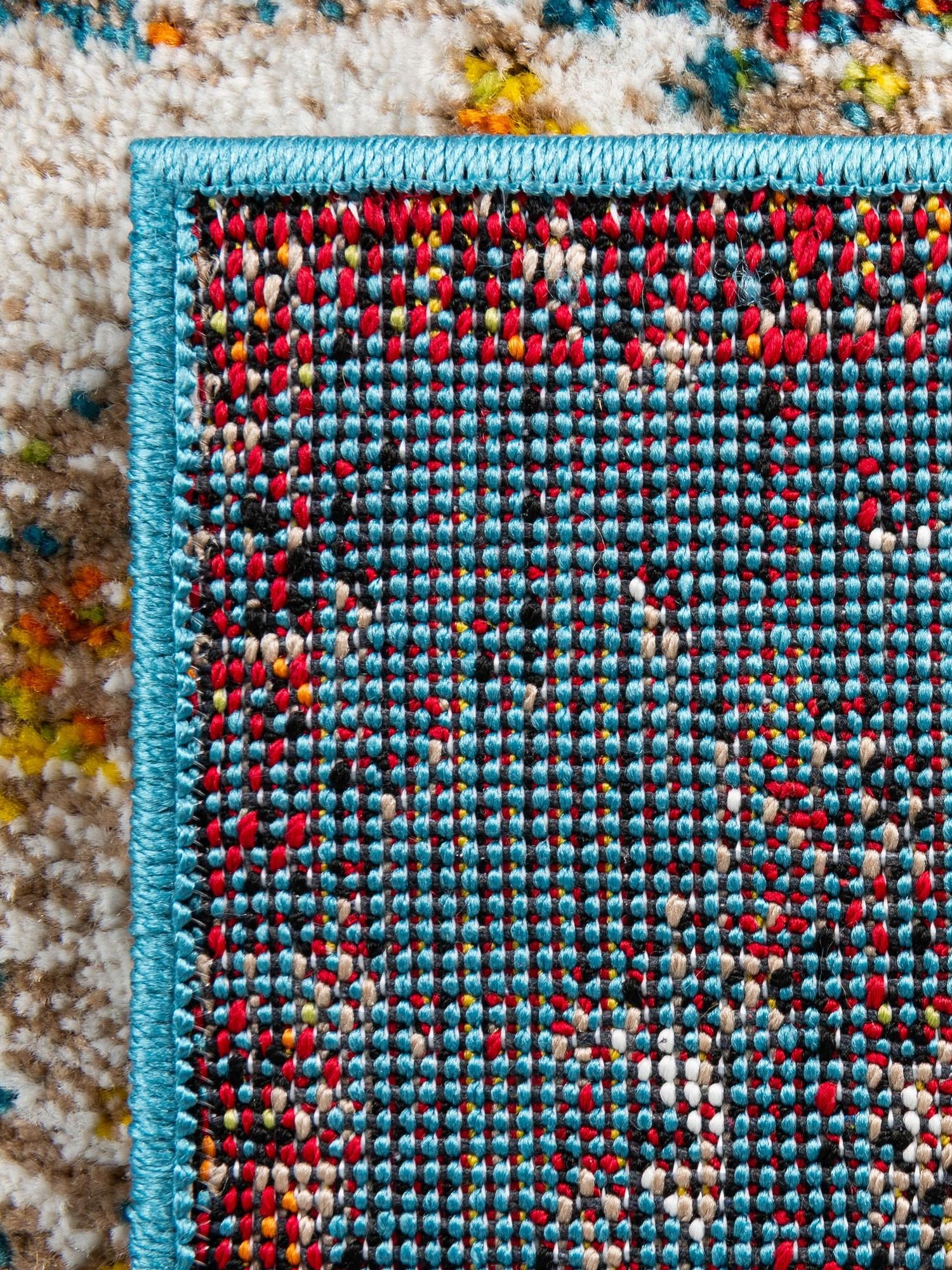 Multicolor 2' 7 x 12' Rosso Runner Area Rug Vintage Distressed Faded Traditional Design Carpet for Unique Home Interior Design for Sale at Rug Engine