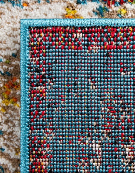 Multicolor 2' 7 x 12' Rosso Runner Area Rug Vintage Distressed Faded Traditional Design Carpet for Unique Home Interior Design for Sale at Rug Engine