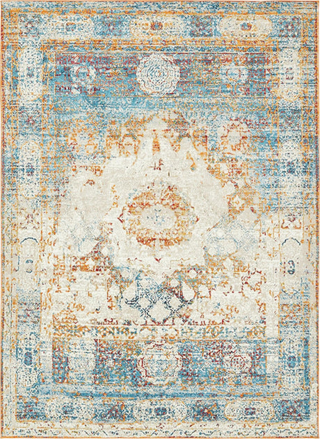 Beige 9' x 12' 2 Rosso Rectangle Area Rug Vintage Distressed Faded Traditional Design Carpet for Unique Home Interior Design for Sale at Rug Engine