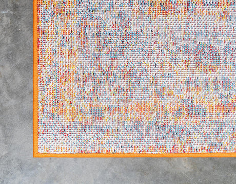 Beige 5' 1 x 8' Rosso Rectangle Area Rug Vintage Distressed Faded Traditional Design Carpet for Unique Home Interior Design for Sale at Rug Engine