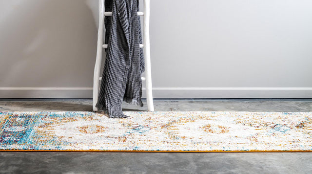 Beige 2' x 6' 1 Rosso Runner Area Rug Vintage Distressed Faded Traditional Design Carpet for Unique Home Interior Design for Sale at Rug Engine