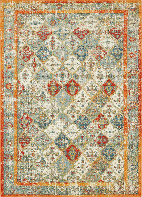 Beige 9' x 12' 2 Rosso Rectangle Area Rug Vintage Distressed Faded Traditional Design Carpet for Unique Home Interior Design for Sale at Rug Engine
