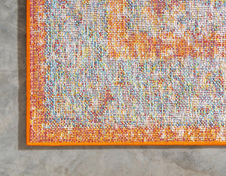Beige 8' x 10' Rosso Rectangle Area Rug Vintage Distressed Faded Traditional Design Carpet for Unique Home Interior Design for Sale at Rug Engine