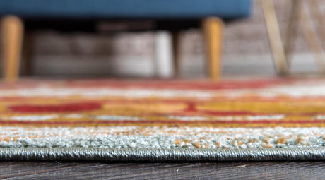 Light Blue 2' 7 x 6' 9 Sahand Runner Area Rug Affordable Easy Clean Traditional Design Durable Carpet for Home Interior Design Living Room Dining Office for Sale at Rug Engine
